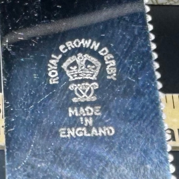 Royal Crown Derby Derby Posies Wedding Cake Knife with Box Bone China England - Picture 5 of 5